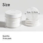Big Pad Line up (ONE THING Multi Big Pads 70 PCS | DIY Dry Toner Pads, Large Size Exfoliating Soft Lightweight Cotton Face Rounds | Daily Travel Size Refill No Lint Double Sided | Korean Skin Care)