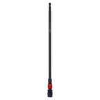 Klein Tools 31089 12-Inch Dual-Lock Extension, 1/4-Inch Hex Shank Impact Bit Holder, Quick-Release Locking Mechanism with Secondary Twist Lock, Compatible with Impact Drivers and Drills