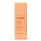 BYOMA SPF 30 Face Fluid - Ultra-Lightweight Facial Sunscreen for All Skin Tones - Luminous Glow, No White Cast - SPF Moisturizer Strengthens Skin Barrier - 1.69 fl.oz