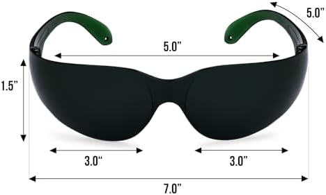 Mito Red Light Therapy Glasses - Eye Protection for Red Light (600nm-900nm) - Goggles