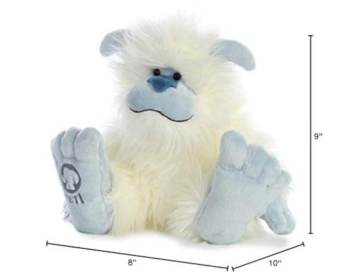 Aurora�� Mysterious Fantasy Yeti Stuffed Animal - Mythical Companion - Imaginative Adventures - White 10 Inches