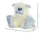 Aurora�� Mysterious Fantasy Yeti Stuffed Animal - Mythical Companion - Imaginative Adventures - White 10 Inches