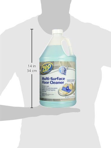 Zep ZUMSF128 Multi Floor Cleaner, 128 oz, Blue, 128 Count (Pack of 2)