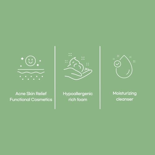 mixsoon Centella Cleansing Foam 5.07 fl oz/ 150ml,Low pH cleansing foam for soothing and moisturization