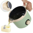 TOAUTO 1.5L Handheld Candle Melting Pot Small Wax Melting Pot with Easy Pour Spout, Two Power Levels, Easy Clean Non-Stick for DIY Crafting Beginner Green/Purple - Color: Green-1.5L