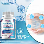 Pslalae Probiotic 100 Billion - Gut Health, Relieve Gas and Bloating - with Prebiotic
