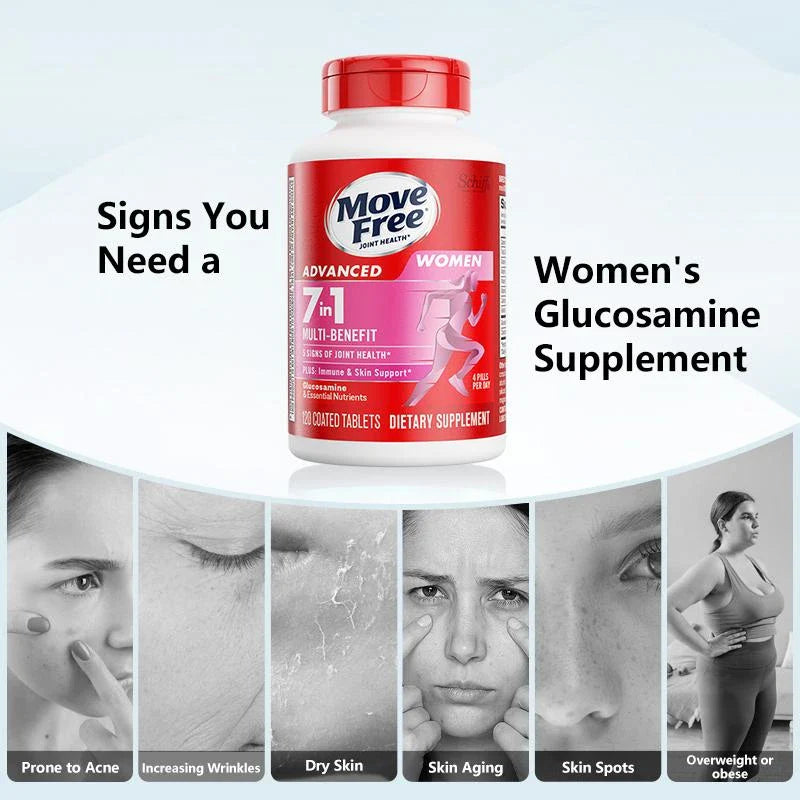 【 Joint Health】Move Free joint health 7-in-1 Combined Set of Men's Multi-Ingredient Glucosamine and Women's Multi-Ingredient Glucosamine