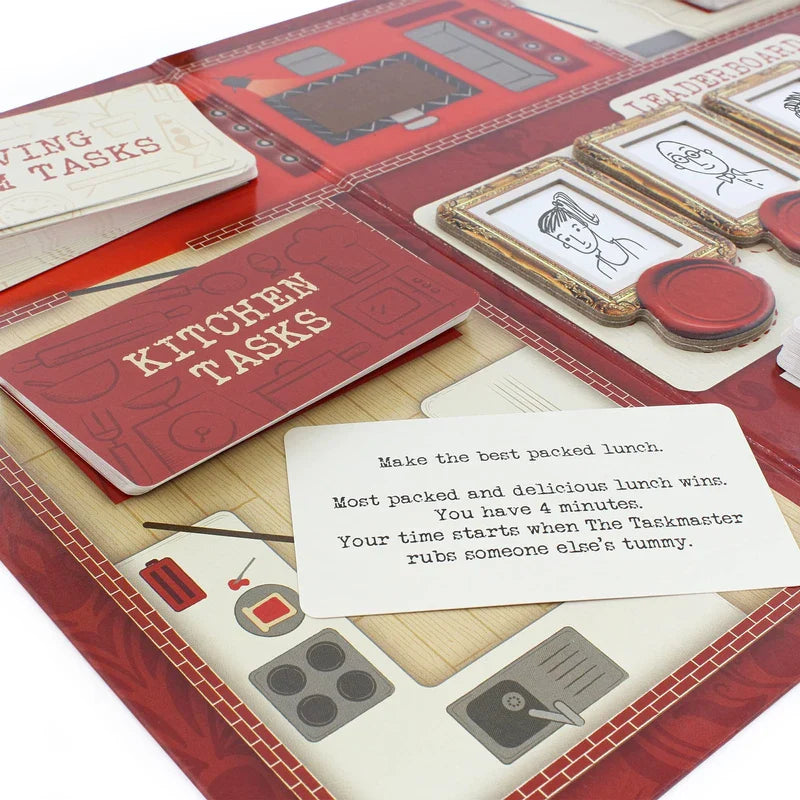 Ginger Fox Taskmaster Board Game - Compete With Family & Friends In Ludicrous Tasks To Be Crowned Taskmaster Champion