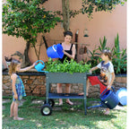 Herstera 8933901 Garden Trolley Wheeled Planter, Anthracite
