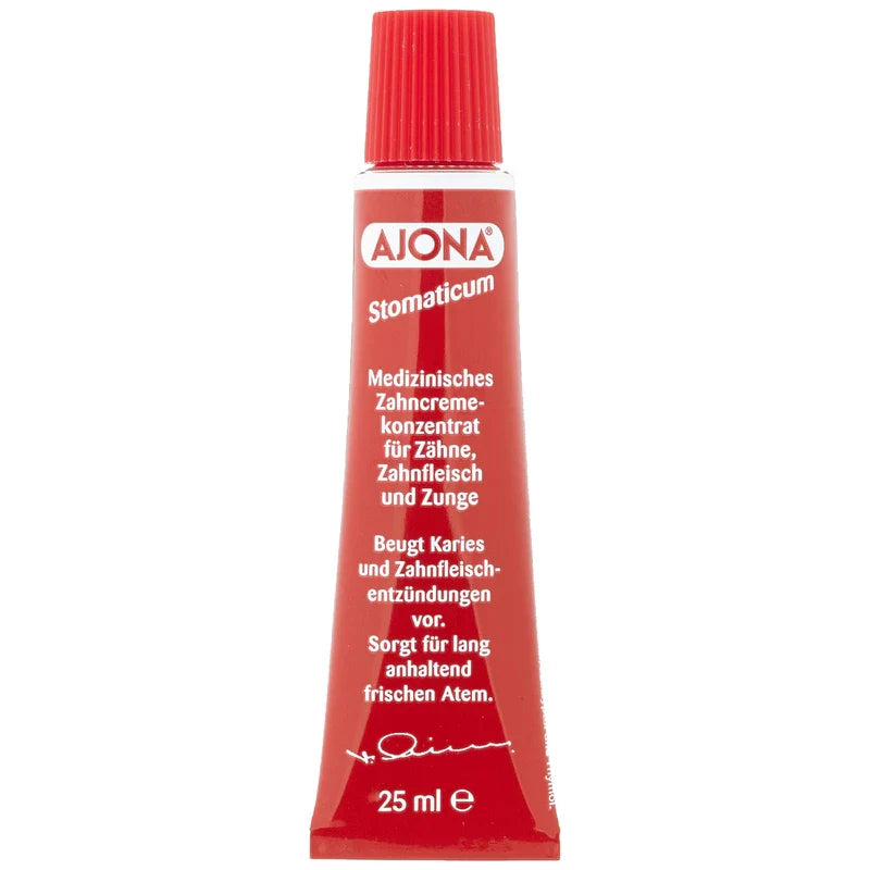 Dr. Rudolf Dear successors Ajona Stomaticum medical toothpaste concentrate, pack of 4 (4 x 25 ml)