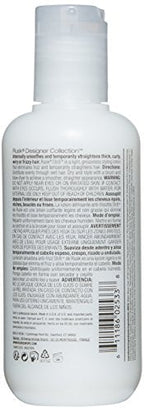 RUSK Designer Collection Str8 Anti-Frizz and Anti-Curl Lotion, Light, Greaseless, Temporarily Removes Curl and Eliminates Frizz, White 6 oz.