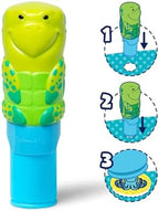 Melissa & Doug Sticker Wow!™ Sea Turtle Bundle: 24-Page Activity Book, Refillable Sticker Stamper, Mini Pad, 500 Stickers, Arts and Crafts for Kids Ages 3+