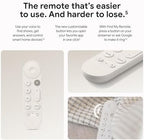 Google TV Streamer 4K - Fast Streaming Entertainment on Your TV with Voice Search Remote - Watch Movies, Shows, Live TV, and Netflix in 4K HDR - Smart Home Control - 32 GB of Storage - Porcelain
