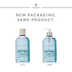 Thymes Moisturizing Body Wash with Pump - Body Soap - Bath Products - Skin Care - Liquid Soap with Notes of Water Lily, White Cyclamen, Driftwood, Yuzu, & Bamboo (Aqua Coralline, 9.25 fl oz)