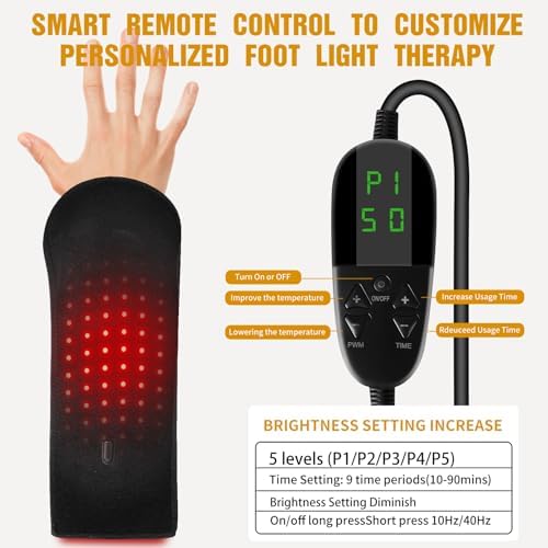 Red-Light-Therapy-for-Hands,Therapy for Finger Wrist,Near Infrared Light Therapy & Red Light Therapy for Body,Dual Wavelength 150 LEDs for Hands Pain Relief(16.5IN*8IN)