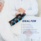 Boxer Fracture Splint, Ulnar Gutter Splint Right Hand, the 4th and 5th Metacarpal Finger Splint Hand Brace, Boxer Orthosis Hand & Wrist Brace for Women & Men, Left, M