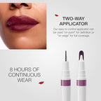 stila Calligraphy Lip Stain Long-Lasting Tint, Moisturizing, Transfer-Proof, Lightweight, Sheer Buildable Color, Fades to a Natural Wash of Colors