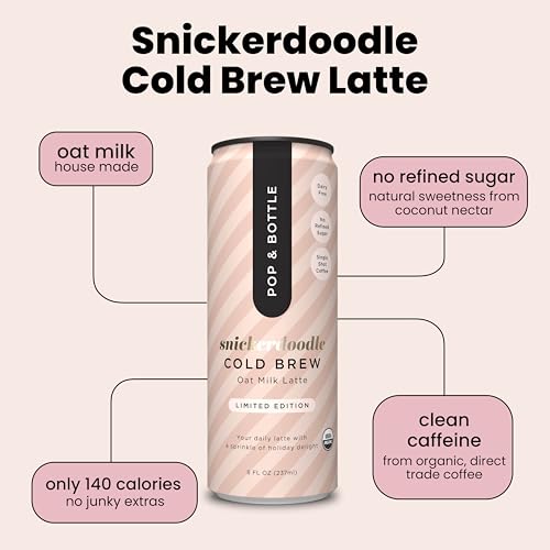Pop & Bottle Seasonal Oat Milk Lattes (Variety)