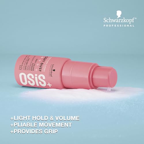 OSiS+ Soft Dust – Volume Spray Powder for Root Lift, Subtle Texture and Natural Shine – Lightweight Volumizing and Texturizing Powder – Light Weight Treatment, 0.35 oz