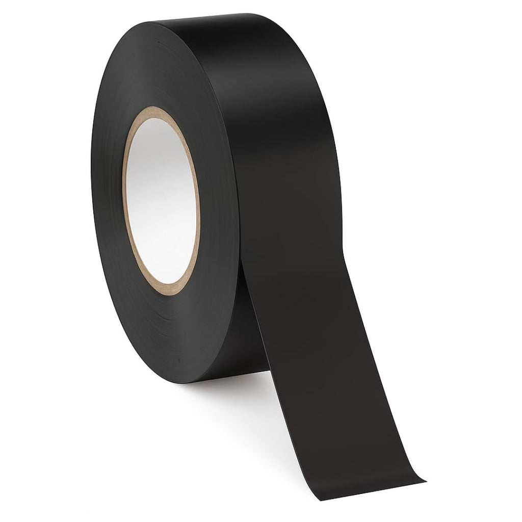 Newhouse Electric 3/4-in. x 60 ft. Black Electrical Tape Roll ELCTTP-60FT-BK, Black Vinyl Insulation Tape for Electrical Wire Sheathing Rated for 600V and up to 176 Degrees F