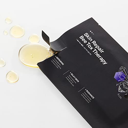 celimax Skin Repair BeeTox Therapy Sheet Mask 10EA | Skin Repairing, Exfoliating, Anti Aging, Lifting, Hydrating, Moisturizing & Soothing, Collagen, Korean Face Masks, 25ml