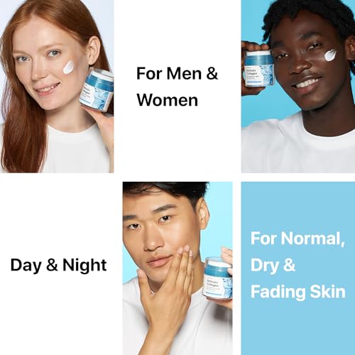 Face Moisturizer Retinol Cream - Men and Women Day & Night Neck Décolleté with Retinol, Collagen Hyaluronic Acid Hydrating Safe for All Skin Types