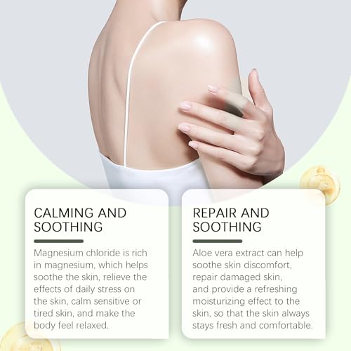 Neuropathy Cream, Magnesium Body Butter, Magnesium Cream, Deeply Moisturizes Skin, Keep Soft Smooth Lotion, Suitable for All Skin Types (2PC, 1)