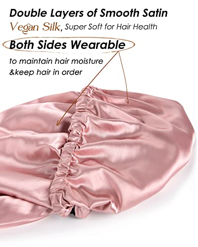 Long Bonnet Braid Bonnets for Sleeping Satin Bonnet Silk Bonnet Hair Braid Bonnet for Sleeping Bonnets for Black Women