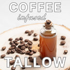 Grass-Fed Beef Tallow Eye Cream Infused with Coffee Beans - Rosehip Oil, Vitamin E - All Natural & Organic - Chemical Free - Non Toxic - Whipped - 1 oz Amber Glass Jar