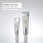 Naturium Multi-Peptide Moisturizer Jumbo, Hydrating & Smoothing Skin Care, Moisturizes with Ethylated Vitamin C & Panthenol, 3.4 oz
