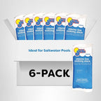 In The Swim Chlorine-Free Pool Shock – Quick Dissolving, Fast-Acting, Shock-Oxidizer for Swimming Pools, Spas, and Salt Chlorinated Pools Compatible - 12 x 1 Pound Bags