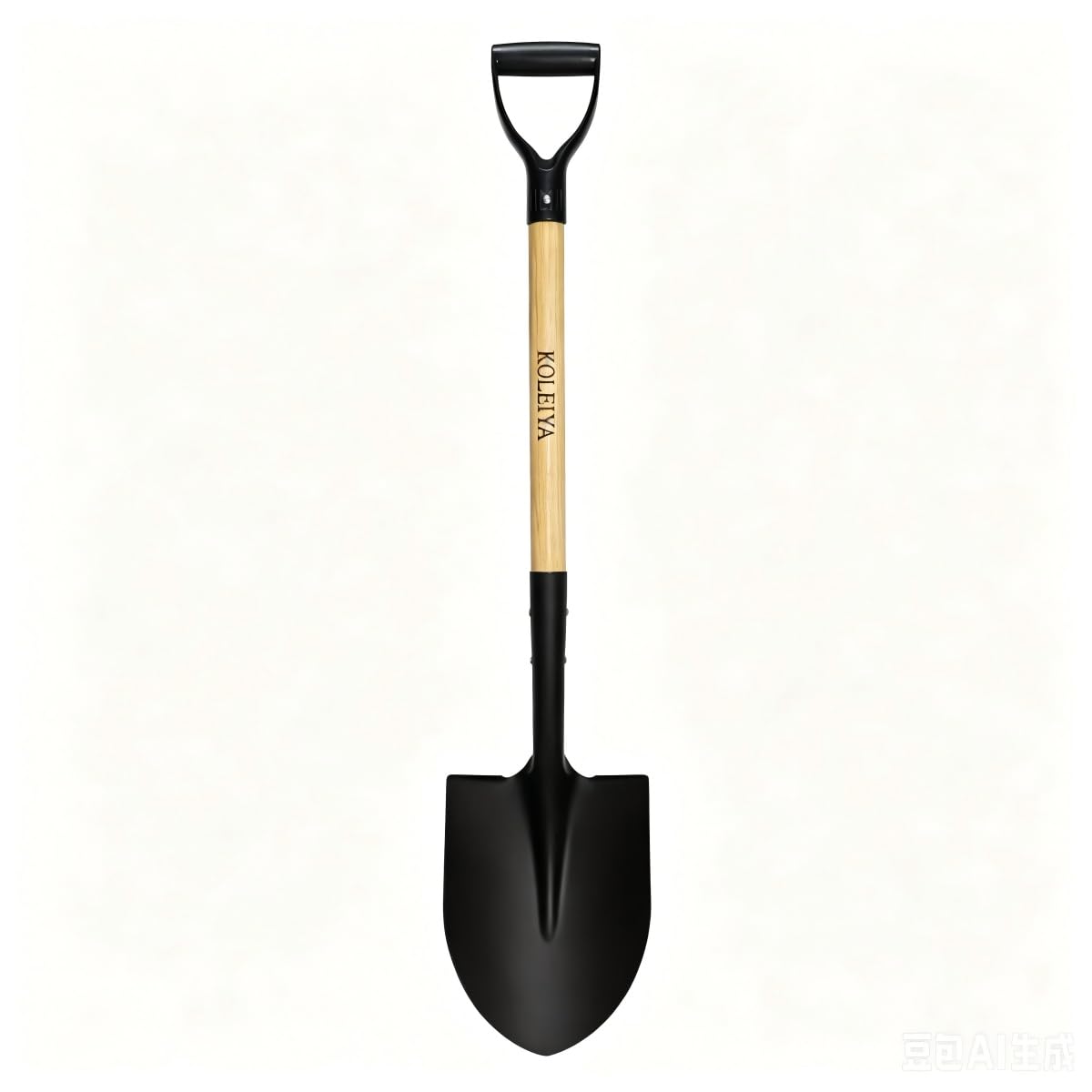 KOLEIYA 41 Inch Round Point Shovel for Digging,Heavy Duty Garden Shovel with D-Handle,Wooden Handle,Ideal for Gardening,Landscaping,Beach,and Snow Removal