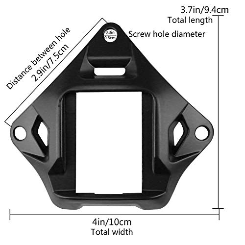Tactical Helmet NVG Mount Shroud Steel Sports Camera Bracket Base for ACH MICH OPS-Core Fast Helmet (Black)