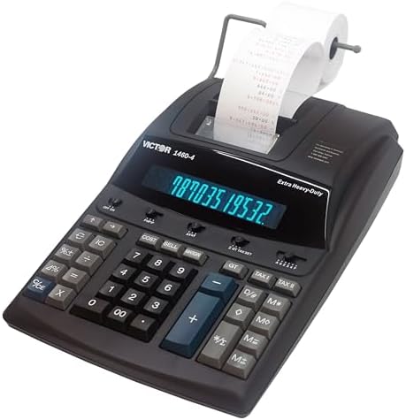 Victor 1460-4 12 Digit Extra Heavy Duty Commercial Printing Calculator
