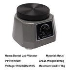 Dental Lab Vibrator 4" Round Lab Equipment Shaker Oscillator Heavy Duty Platform Roundness Vibrator Plaster 110V 100W