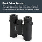 Celestron - Outland X 10x25 Binoculars – Ideal for Birding and Outdoors – 25mm Objective Lenses – 6.2° Field of View – BaK-4 Prisms – Multi-Coated – Waterproof and Fogproof