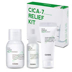 COSRX CICA Relief Kit | Toner, Serum, Cream with Centella Asiatica | Sensitive Skin, Soothing, Moisturizing | Travel Size Set, Gift Set, Korean Skin Care, Not Tested on Animals, Paraben Free