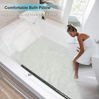 Full Body Bath Pillow, Bath Pillows for tub with Mesh Washing Bag & 21 Non-Slip Suction Cups, Spa Bathtub Pillow for Head Neck Shoulder and Back Support - 5D Air Mesh & Quick Drying