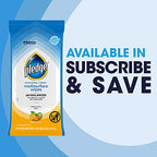 Pledge Multisurface Cleaning Wipes, pH Balanced, Fresh Citrus, 25 Count (Pack of 4, 100 Total Wipes)