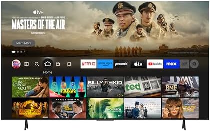 TCL 75-Inch Class Q65 QLED 4K Smart TV with Fire TV (75Q651F, 2024 Model), Dolby Vision, HDR PRO+, Dolby Atmos, Alexa Built-in with Voice Remote, Apple AirPlay 2 Compatibility, Streaming Television