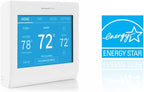 Honeywell Home Smart Color Wi-Fi Programmable Touch Screen Thermostat, Energy Star, Alexa Ready, White - C-Wire Required, Not Compatible with Line Volt Heating, RTH9600WF