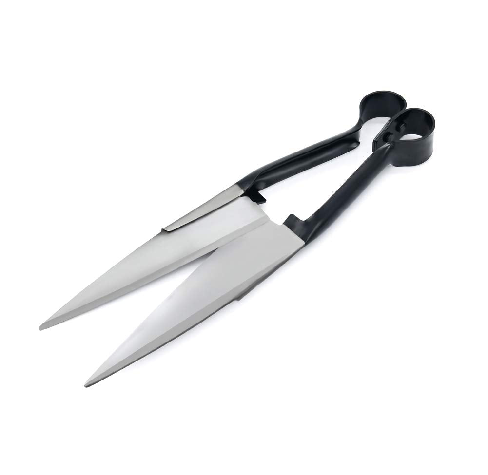 Sheep Shear Grass Shear Alpaca Shears R Shaped Design For Large Thick-Haired Animal Grooming (Black)