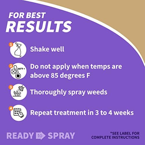 Bonide Captain Jack's Lawnweed Brew, 32 oz Ready-to-Spray, Fast-Acting Formula Controls Weeds, Moss, Algae, Lichens & Disease