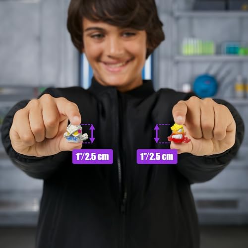 MRBEAST LAB Swarms Series 3, Hyper Fusion Series, 14 Pack Collectible Micro Beasts, 14 Collectible Stickers & 4 Fusion Caps to Build Out Your Own Milk Bones