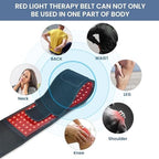 Red Light Therapy for Body,Infrared Light Therapy,Red Light Therapy Belt with Timer,Resolve Inflammation, Relieve Joint or Back Pain, Muscle Stiffness for Gift Women Men Gift