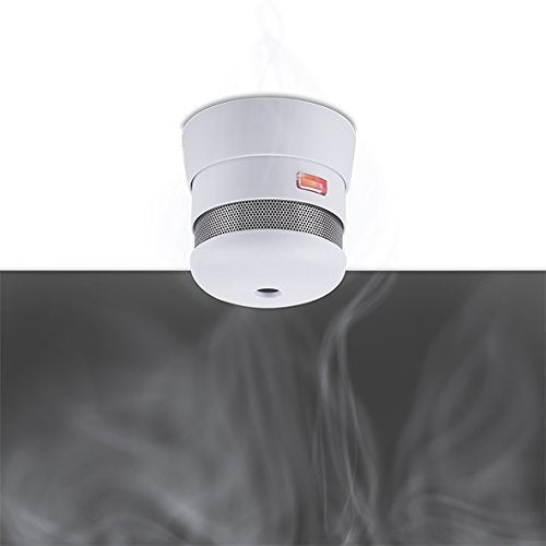 ELRO Mini Smoke Alarm 5 Year Battery NF Certified Cavius 2001-023, White