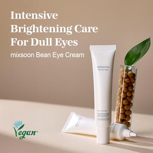 mixsoon Bean Eye cream Moisturizer With Mild Soothing Beans Korean Skin Care 0.67 fl. oz. / 20ml