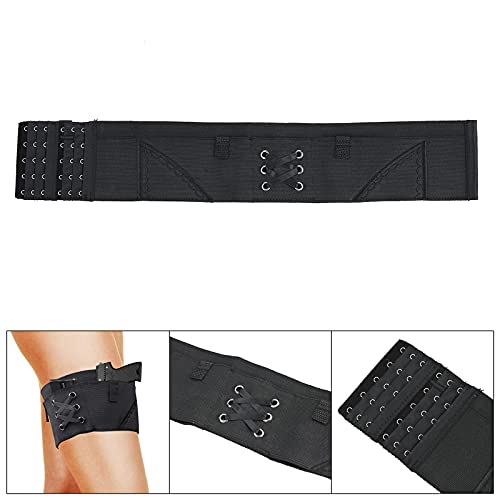DULRLLY Concealed Carry Gun Leg Holster Universal Gun Leg Holster for Women Thigh Holster Adjustable Ladies Black Pistol Holster