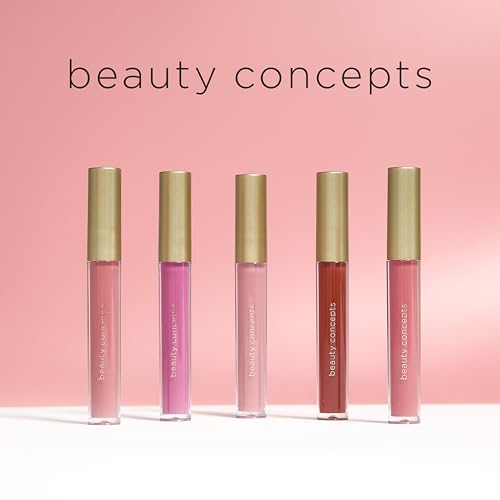 Beauty Concepts Lip Gloss Collection – Shimmering, Glossy Lip Makeup Set for a Radiant Finish, Pretty Pink