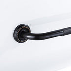 700Brass 18-Inch Grab Bar Featuring Anti-Slip Handrail, Solid Brass, Oil Rubbed Bronze, Heavy-Duty Construction Armrest, Bathroom Bathtube Shower Safety Rail